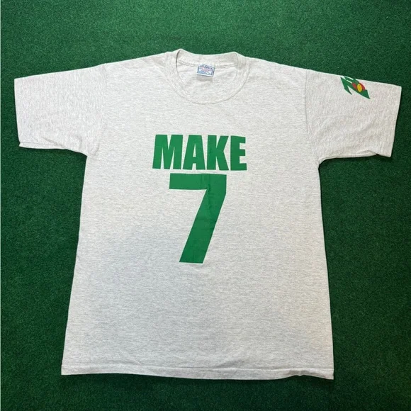 Vintage 90s Up Yours Seven Up Soda Pop Promo Mens Large Dr Pepper T Shirt Tees - Short Sleeve